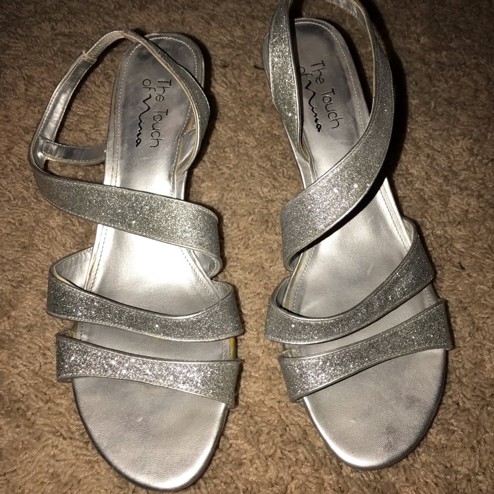 Silver heels